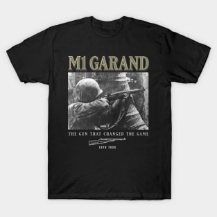 World War 2 Weapon M1 Garand Rifle T-Shirt